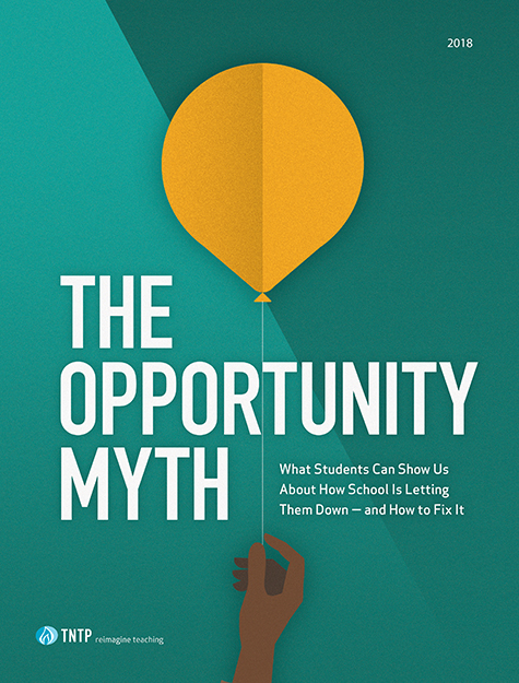 The Opportunity Myth publication cover.